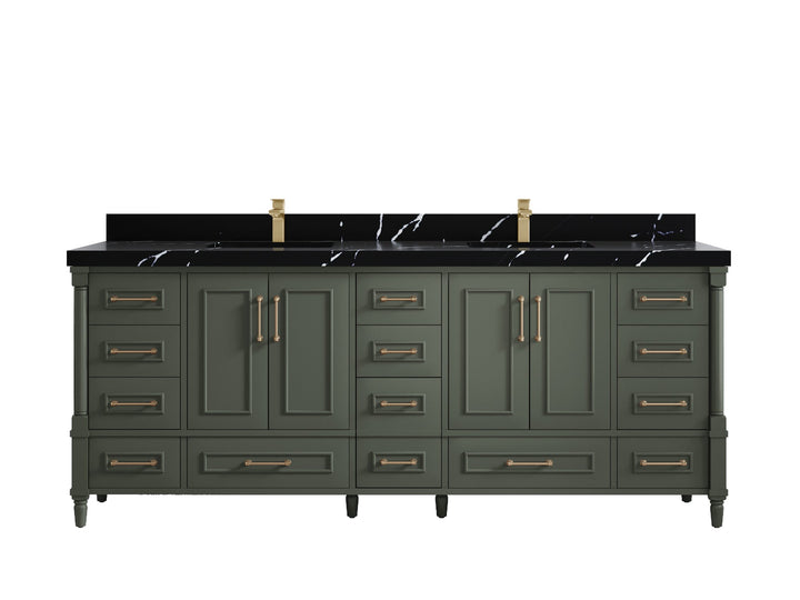 Aberdeen 84 in. W x 22 in. D Double Sink Bathroom Vanity - photo 9