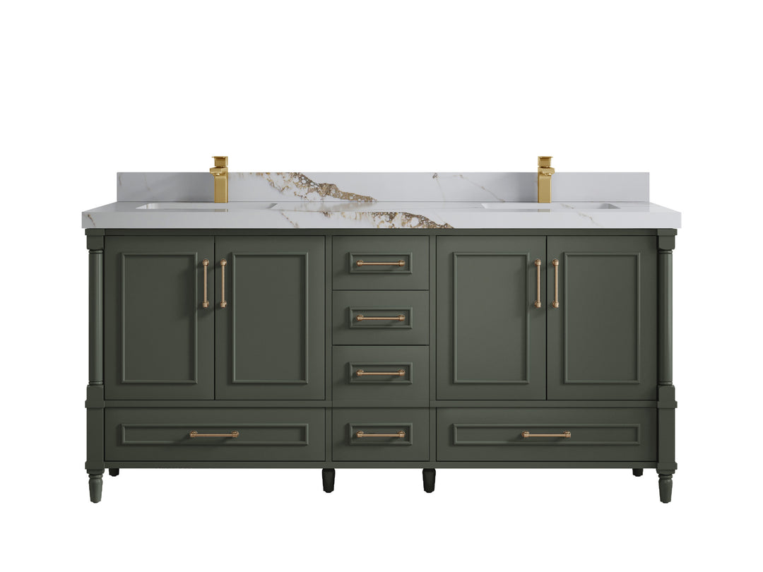 Aberdeen 72 in. W x 22 in. D Double Sink Bathroom Vanity