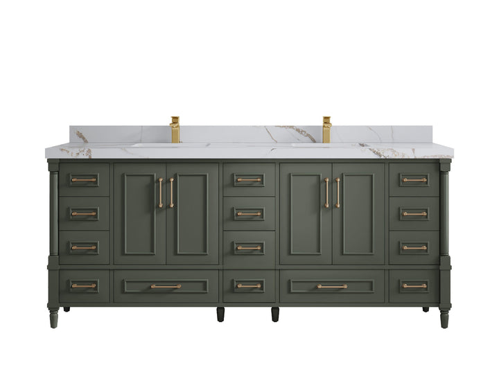 Aberdeen 80 in. W x 22 in. D Double Sink Bathroom Vanity - photo 8