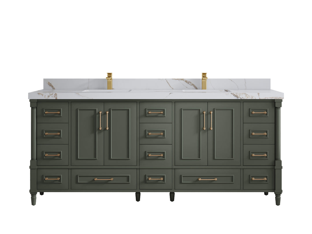 Aberdeen 80 in. W x 22 in. D Double Sink Bathroom Vanity