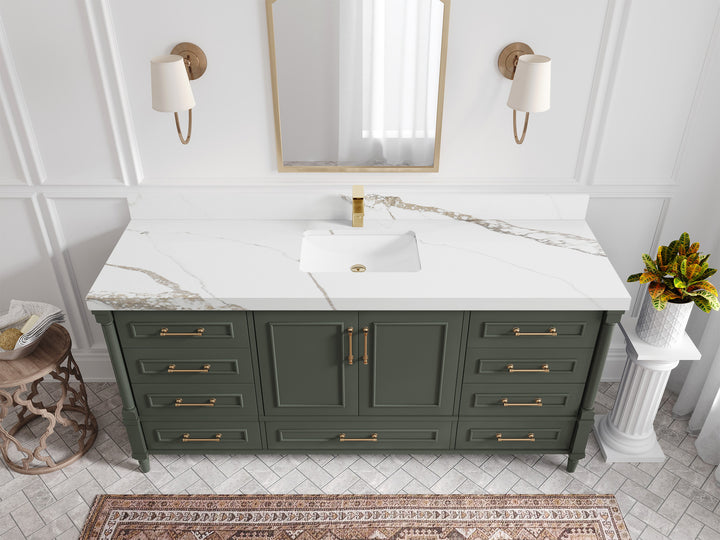 Aberdeen 72 in. W x 22 in. D Single Sink Bathroom Vanity - photo 9