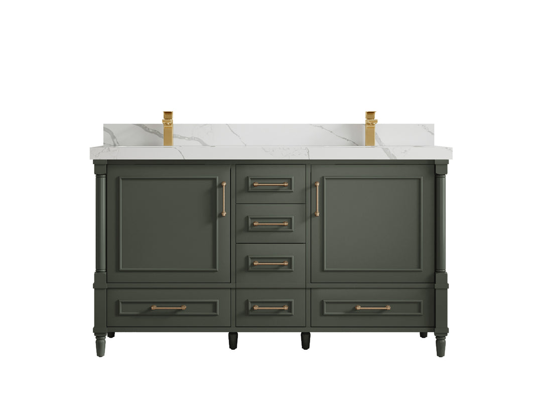 Aberdeen 60 in. W x 22 in. D Double Sink Bathroom Vanity