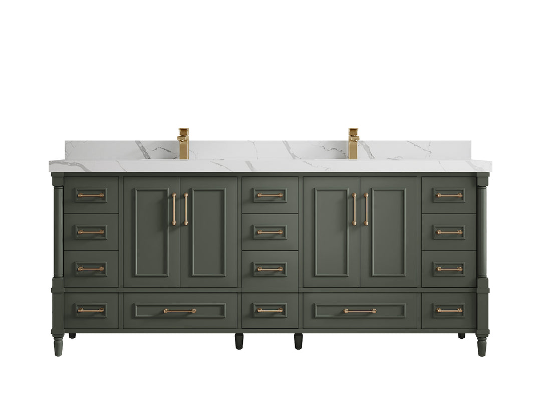 Aberdeen 80 in. W x 22 in. D Double Sink Bathroom Vanity