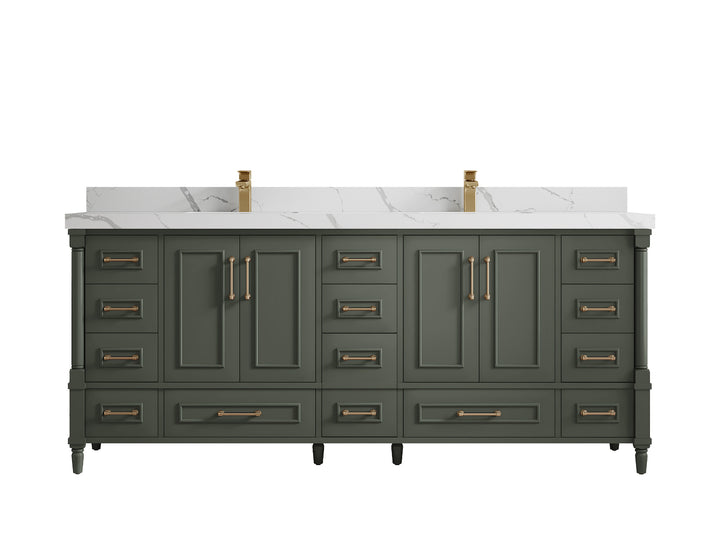 Aberdeen 80 in. W x 22 in. D Double Sink Bathroom Vanity - photo 13