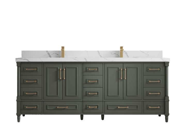 Aberdeen 84 in. W x 22 in. D Double Sink Bathroom Vanity - photo 13