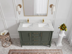 Aberdeen 48 in. W x 22 in. D Double Sink Bathroom Vanity - photo 10