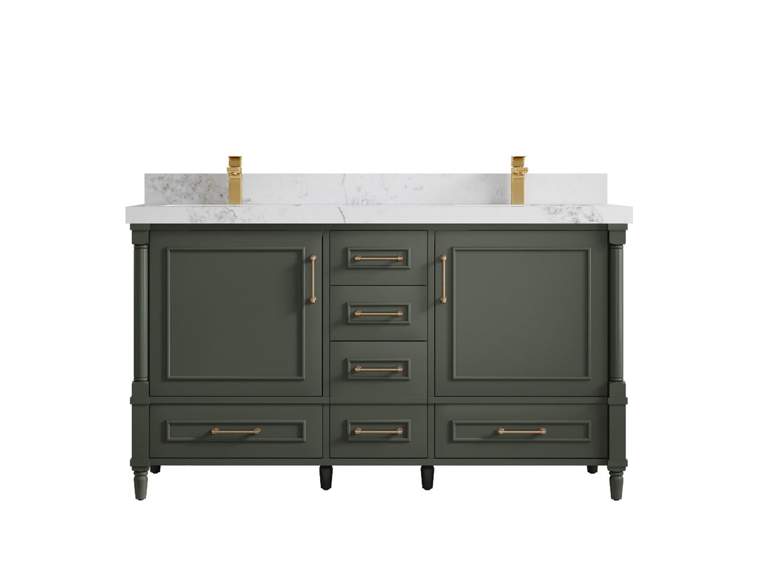 Aberdeen 60 in. W x 22 in. D Double Sink Bathroom Vanity