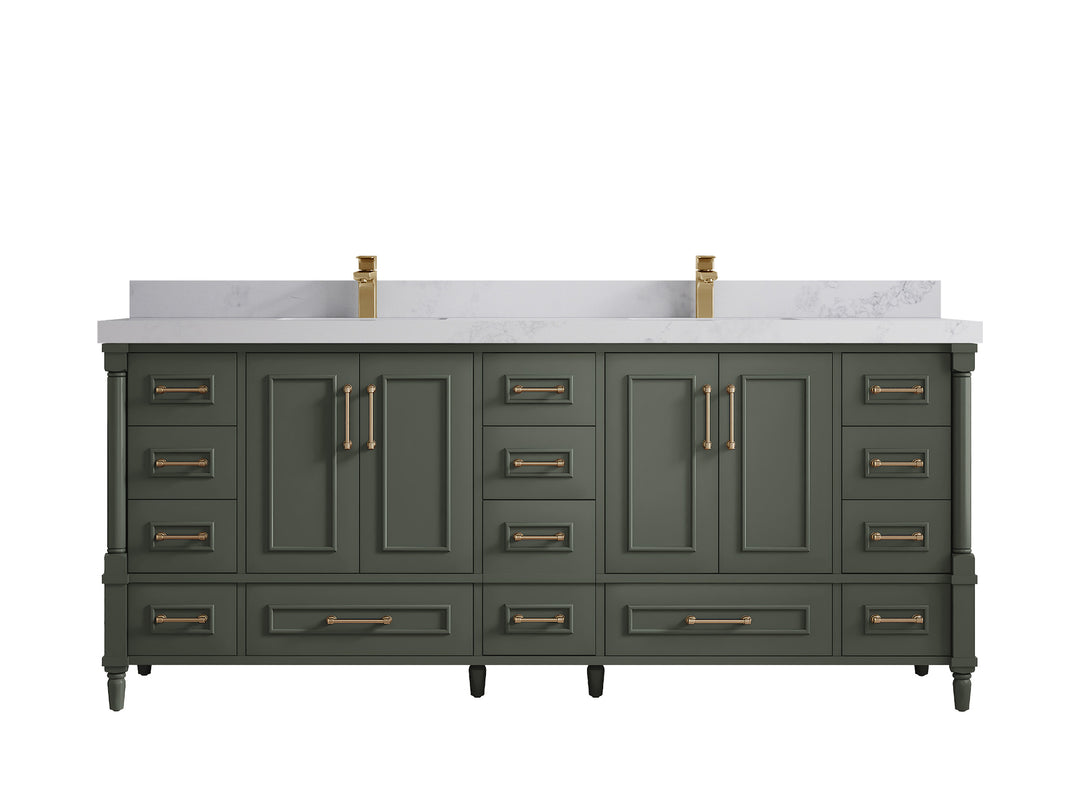Aberdeen 80 in. W x 22 in. D Double Sink Bathroom Vanity