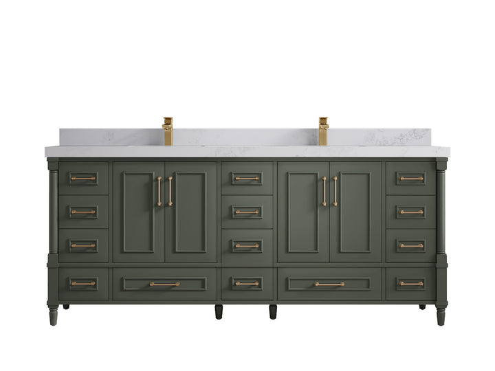Aberdeen 80 in. W x 22 in. D Double Sink Bathroom Vanity - photo 15