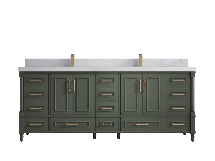 Aberdeen 84 in. W x 22 in. D Double Sink Bathroom Vanity - photo 15