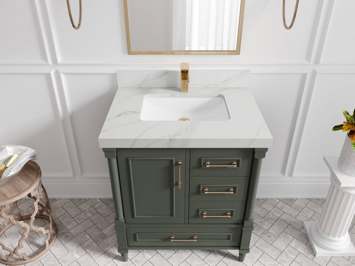 Aberdeen 30 in. W x 22 in. D Single Sink Bathroom Vanity - photo 15