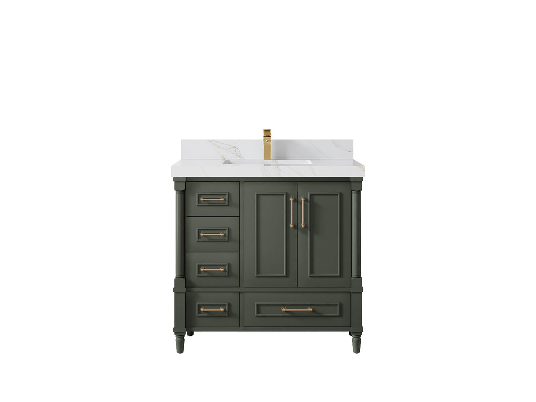 Aberdeen 36 in. W x 22 in. D Center Sink Bathroom vanity