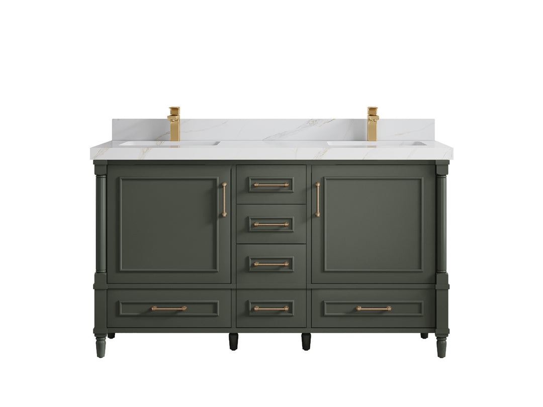 Aberdeen 60 in. W x 22 in. D Double Sink Bathroom Vanity