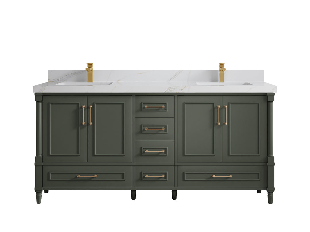 Aberdeen 72 in. W x 22 in. D Double Sink Bathroom Vanity