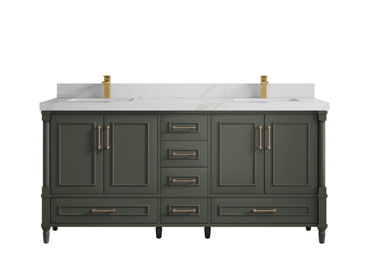 Aberdeen 72 in. W x 22 in. D Double Sink Bathroom Vanity - photo 18