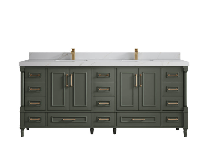 Aberdeen 80 in. W x 22 in. D Double Sink Bathroom Vanity - photo 14