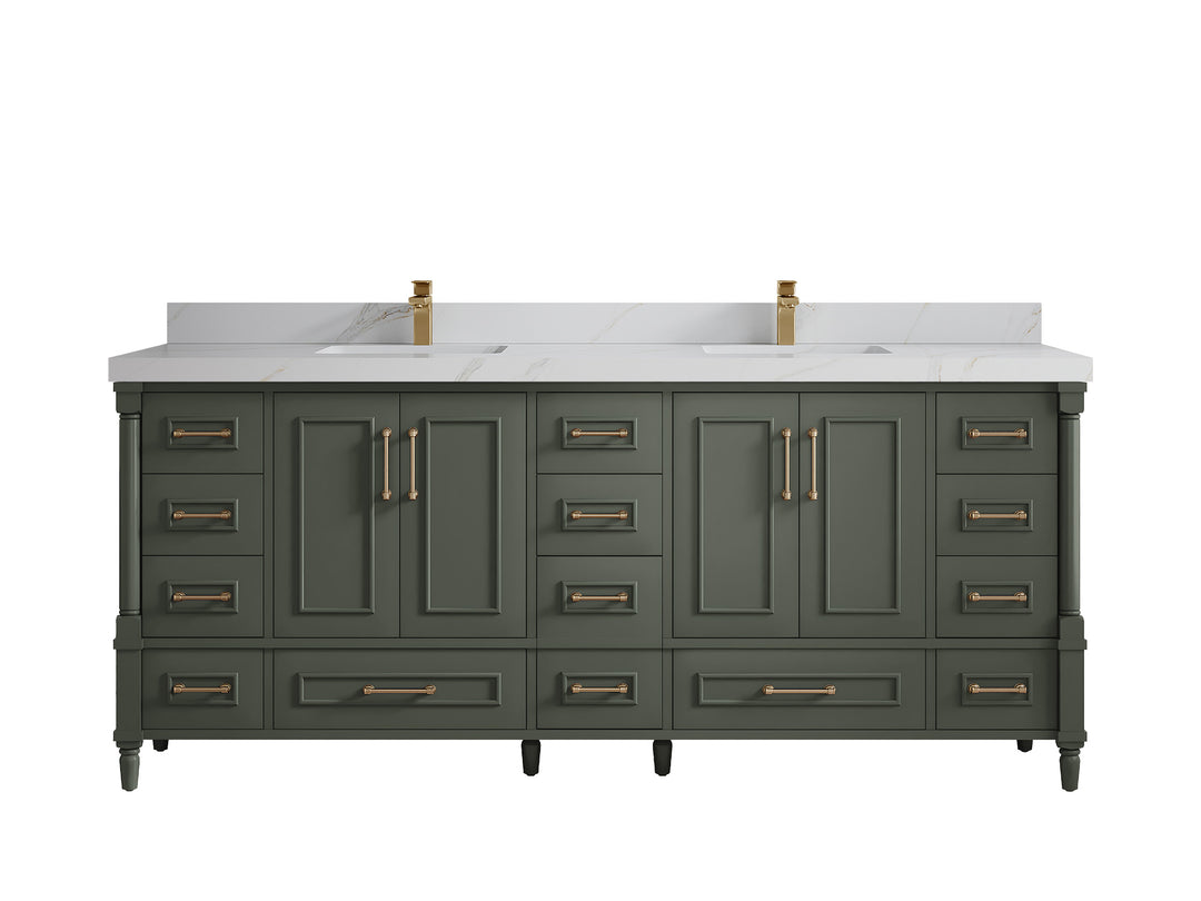 Aberdeen 80 in. W x 22 in. D Double Sink Bathroom Vanity