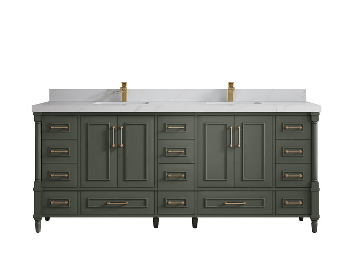 Aberdeen 80 in. W x 22 in. D Double Sink Bathroom Vanity - photo 19