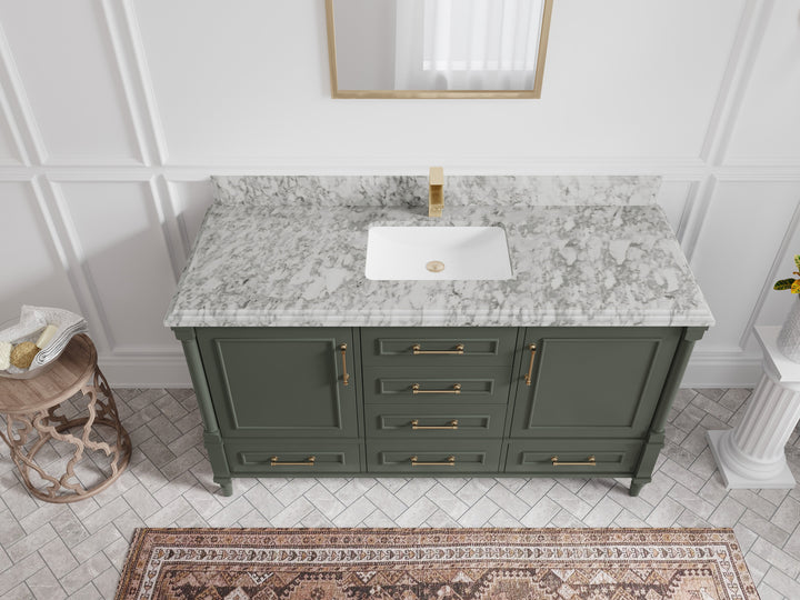 Aberdeen 60 in. W x 22 in. D Single Sink Bathroom Vanity - photo 33