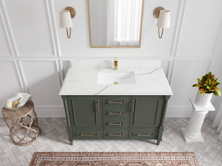 Aberdeen 48 in. W x 22 in. D Single Sink Bathroom Vanity - photo 22