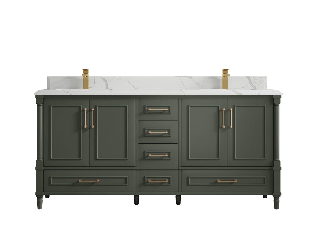 Aberdeen 72 in. W x 22 in. D Double Sink Bathroom Vanity