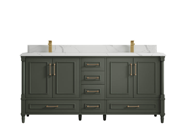 Aberdeen 72 in. W x 22 in. D Double Sink Bathroom Vanity - photo 20