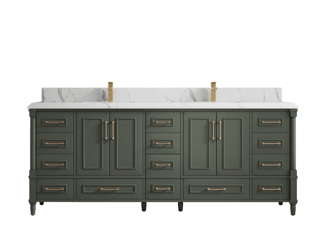 Aberdeen 84 in. W x 22 in. D Double Sink Bathroom Vanity