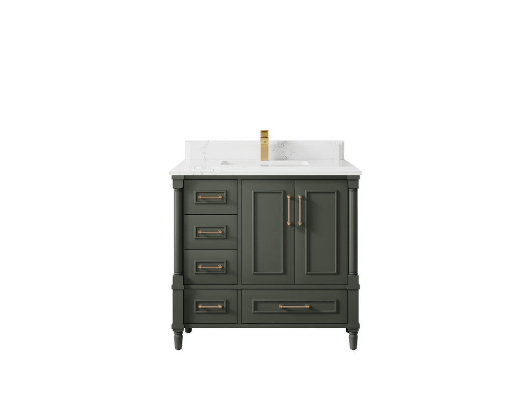 Aberdeen 36 in. W x 22 in. D Center Sink Bathroom vanity