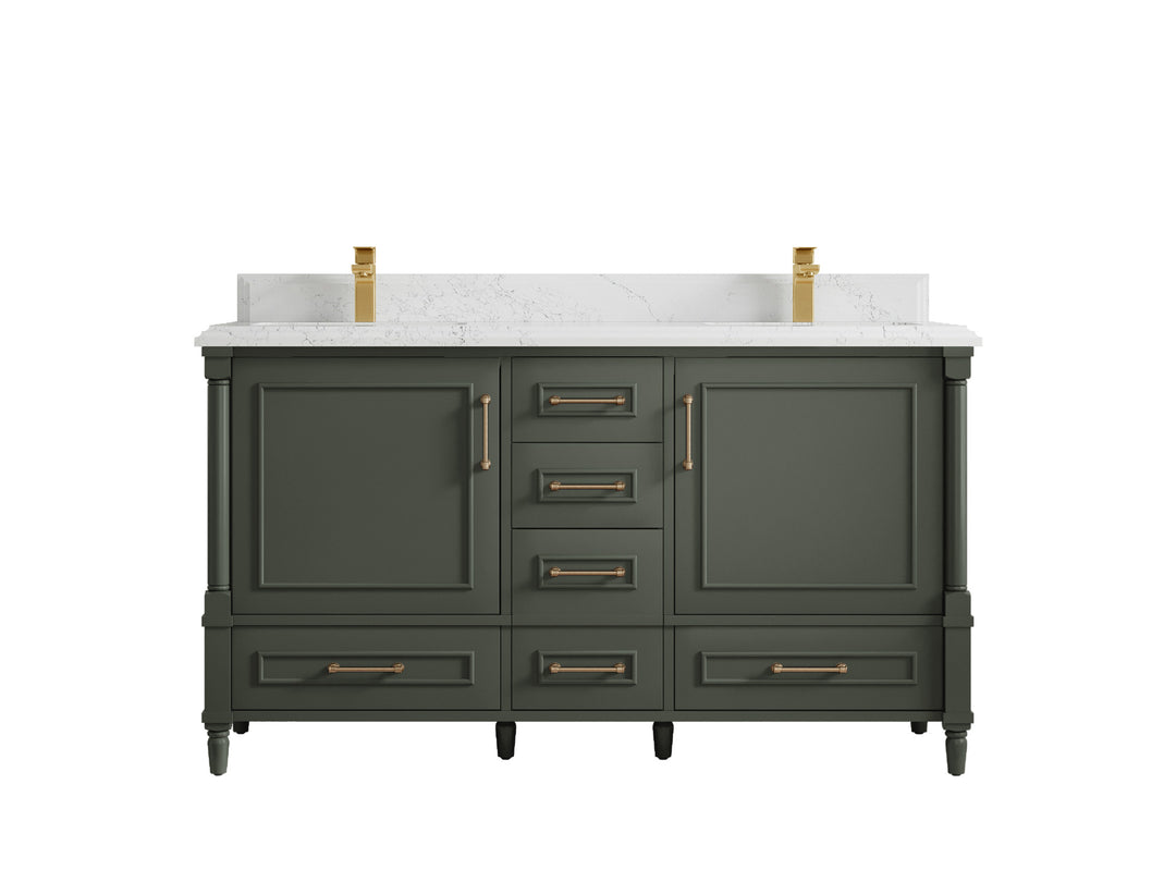 Aberdeen 60 in. W x 22 in. D Double Sink Bathroom Vanity