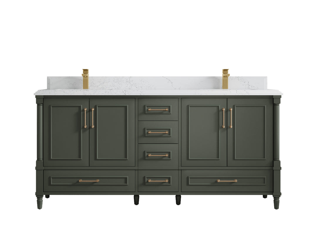 Aberdeen 72 in. W x 22 in. D Double Sink Bathroom Vanity