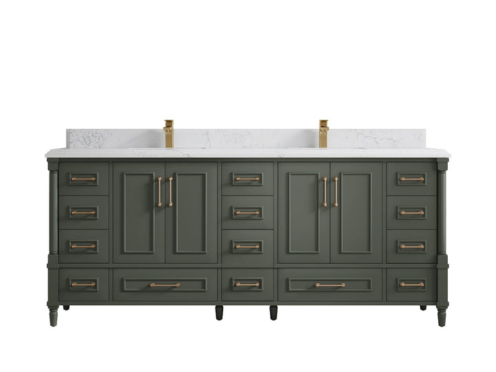 Aberdeen 80 in. W x 22 in. D Double Sink Bathroom Vanity - photo 20