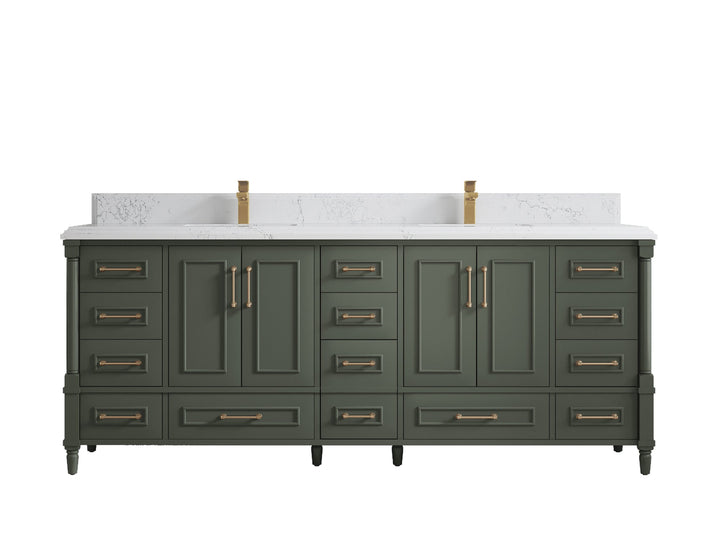 Aberdeen 84 in. W x 22 in. D Double Sink Bathroom Vanity - photo 25