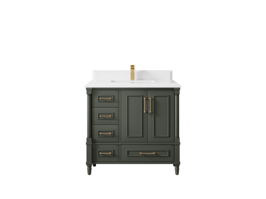 Aberdeen 36 in. W x 22 in. D Center Sink Bathroom vanity