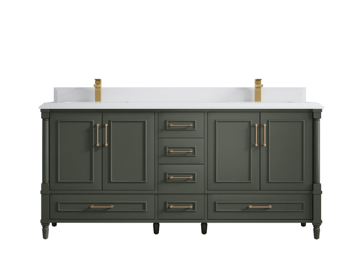 Aberdeen 72 in. W x 22 in. D Double Sink Bathroom Vanity - photo 24
