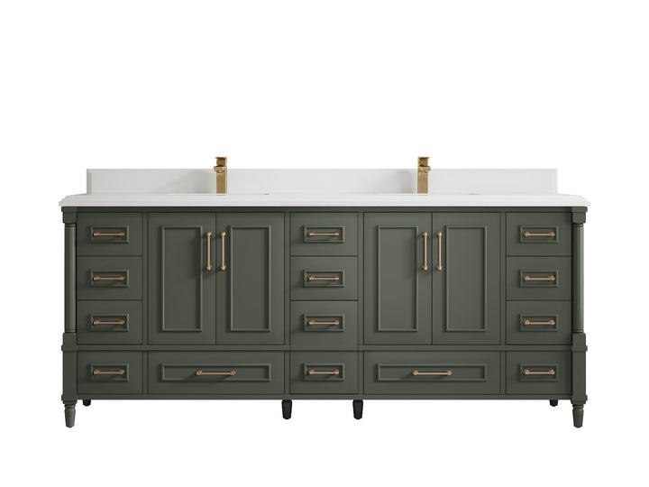 Aberdeen 80 in. W x 22 in. D Double Sink Bathroom Vanity - photo 22