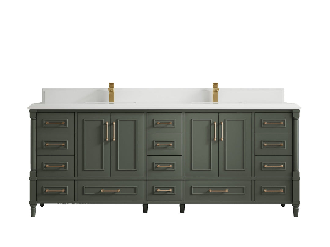 Aberdeen 84 in. W x 22 in. D Double Sink Bathroom Vanity