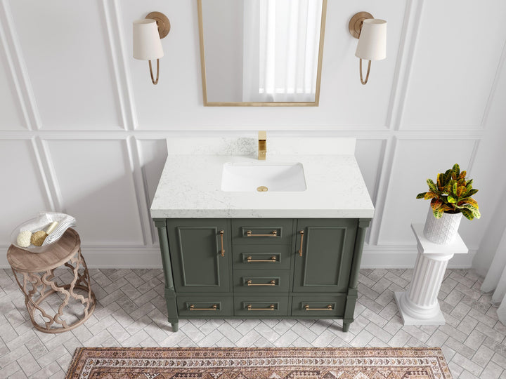 Aberdeen 42 in. W x 22 in. D Single Sink Bathroom Vanity - photo 28