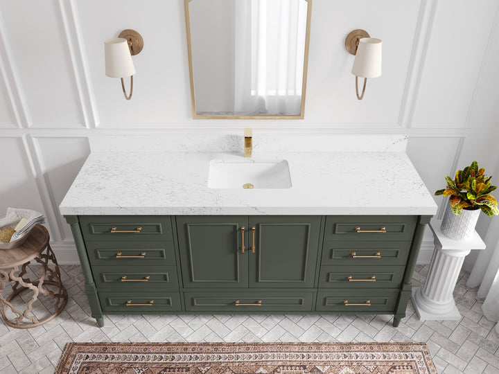 Aberdeen 72 in. W x 22 in. D Single Sink Bathroom Vanity - photo 21
