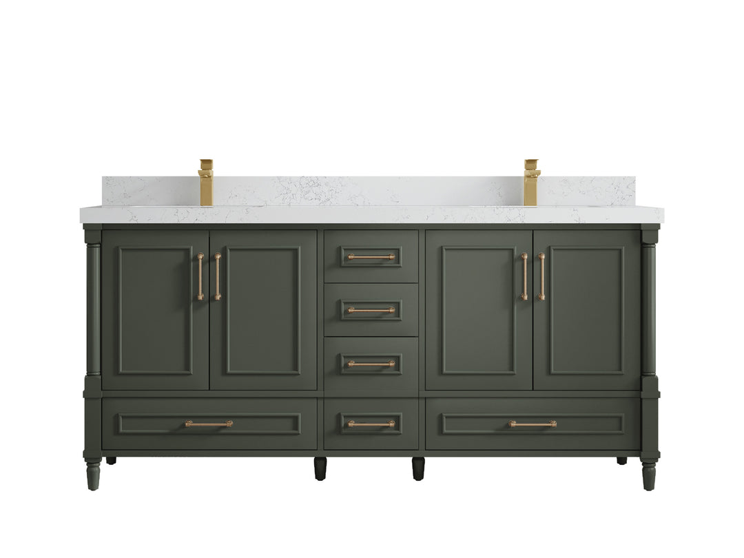 Aberdeen 72 in. W x 22 in. D Double Sink Bathroom Vanity