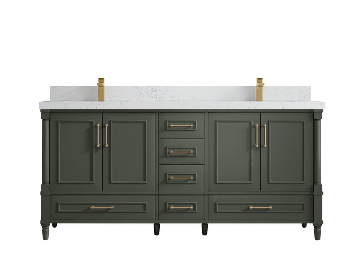 Aberdeen 72 in. W x 22 in. D Double Sink Bathroom Vanity - photo 26