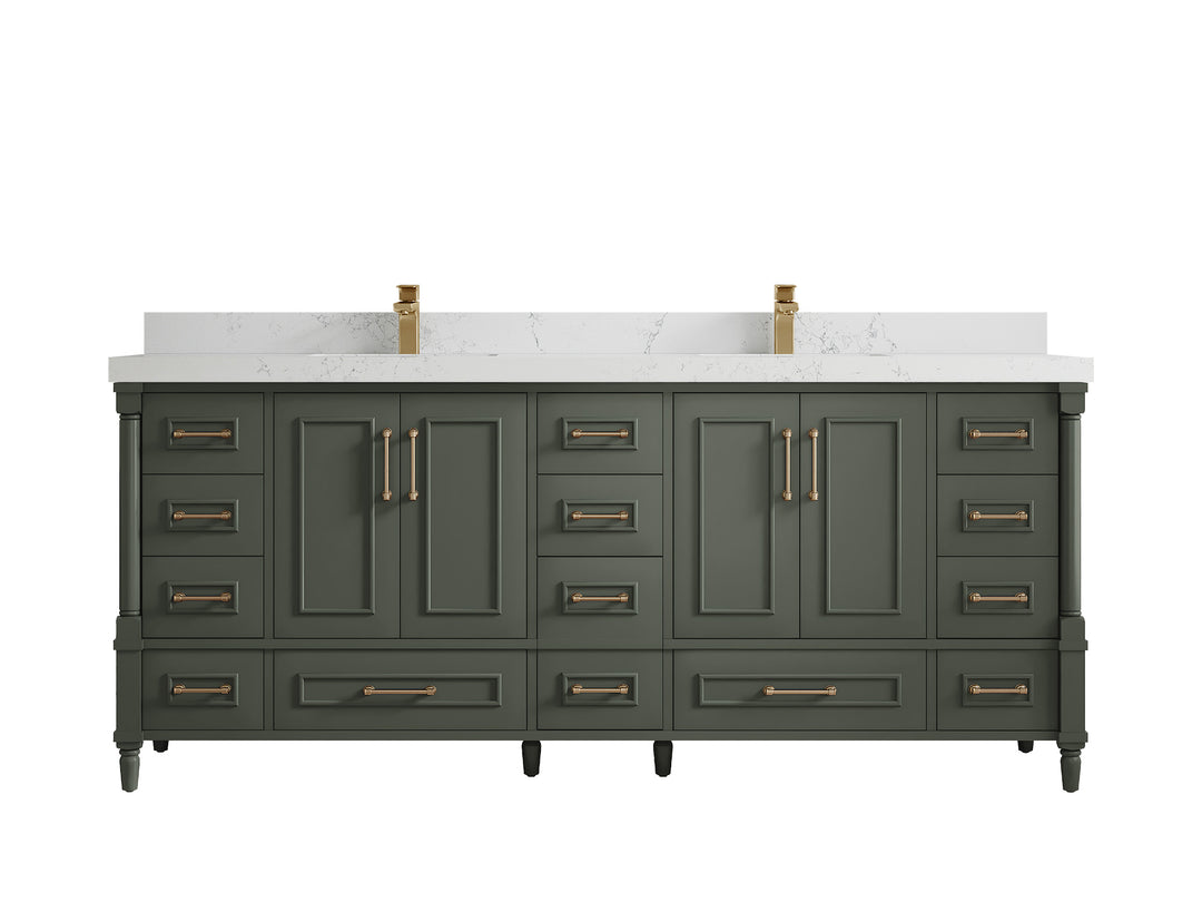 Aberdeen 80 in. W x 22 in. D Double Sink Bathroom Vanity