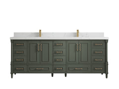 Aberdeen 84 in. W x 22 in. D Double Sink Bathroom Vanity - photo 29