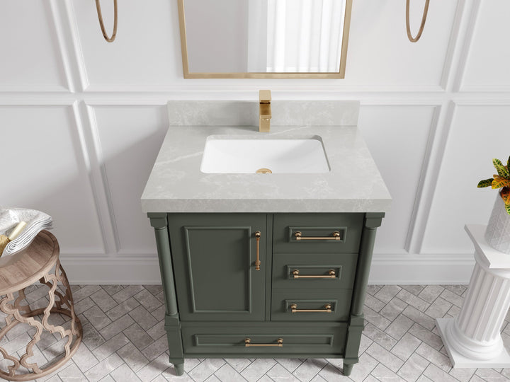 Aberdeen 30 in. W x 22 in. D Single Sink Bathroom Vanity - photo 29