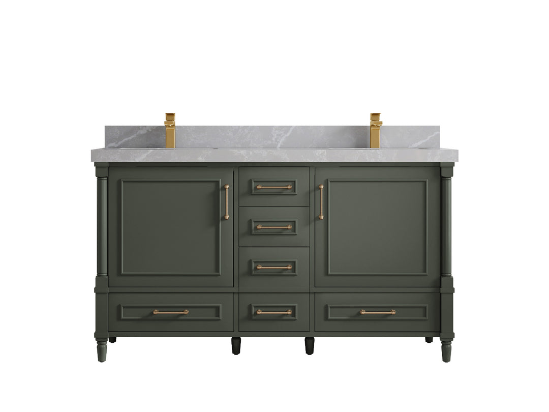 Aberdeen 60 in. W x 22 in. D Double Sink Bathroom Vanity