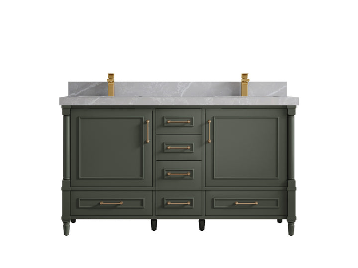 Aberdeen 60 in. W x 22 in. D Double Sink Bathroom Vanity - photo 30