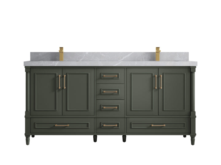 Aberdeen 72 in. W x 22 in. D Double Sink Bathroom Vanity - photo 28