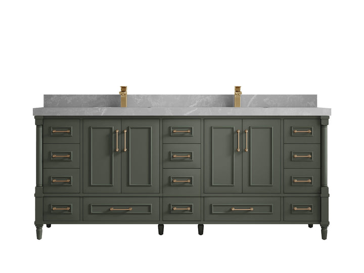 Aberdeen 80 in. W x 22 in. D Double Sink Bathroom Vanity - photo 24