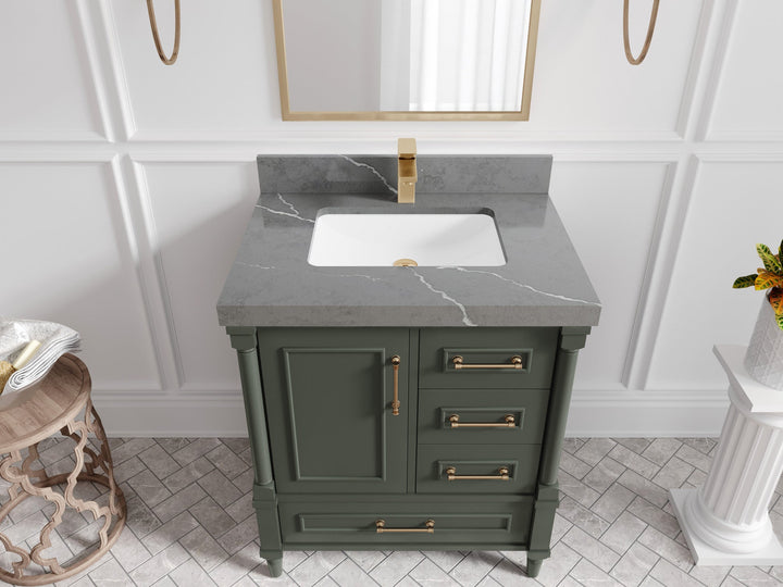 Aberdeen 30 in. W x 22 in. D Single Sink Bathroom Vanity - photo 31