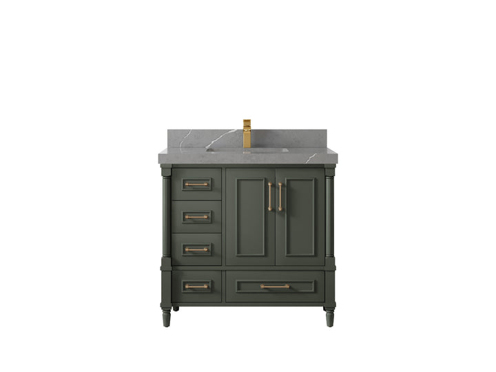 Aberdeen 36 in. W x 22 in. D Center Sink Bathroom vanity - photo 32