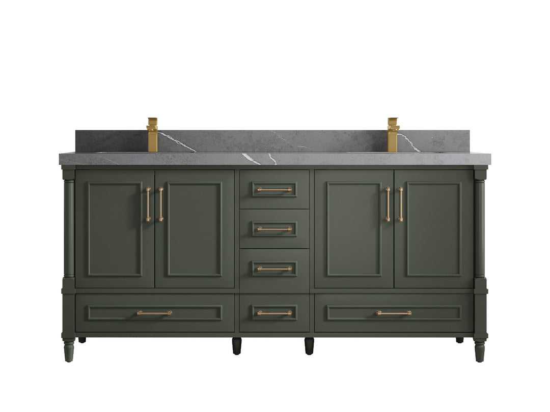 Aberdeen 72 in. W x 22 in. D Double Sink Bathroom Vanity